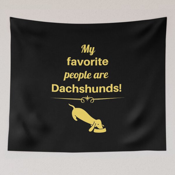 Item preview, My Favorite People Are Dachshunds! designed and sold by Larchar.