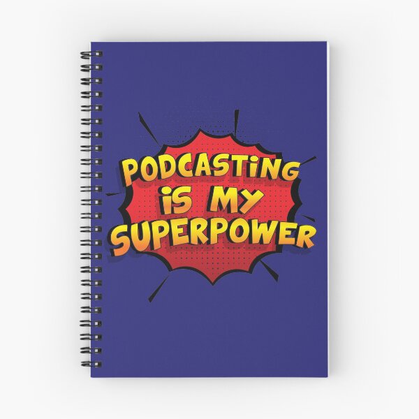 Item preview, Podcasting is my Superpower Funny Design Podcasting Gift designed and sold by Custom365.