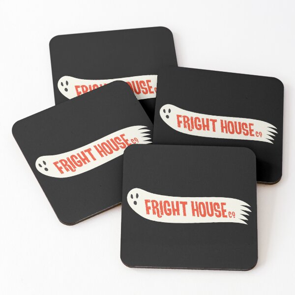 Item preview, Fright House Logo Horizontal White designed and sold by frighthouseco.