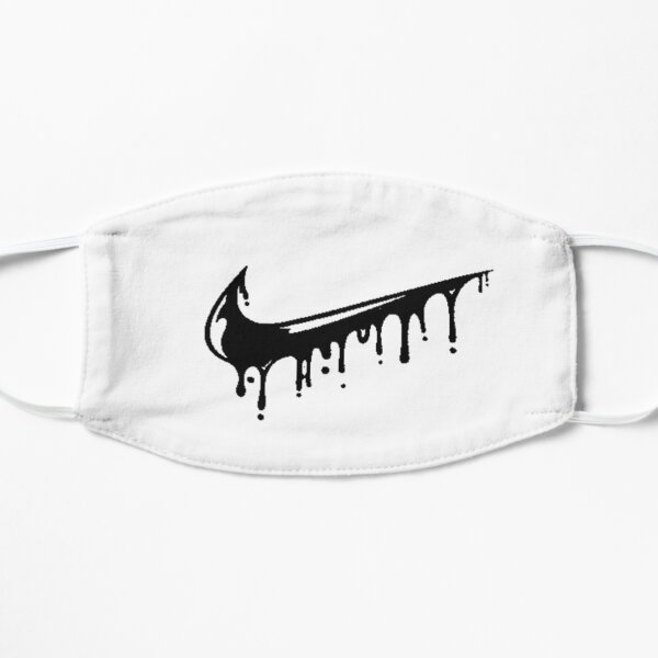 black nike drip Mask