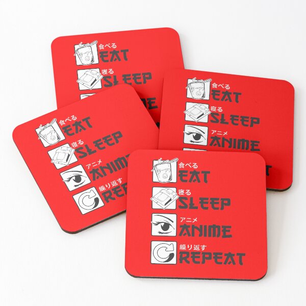 Item preview, Eat Sleep Anime Repeat  designed and sold by Dream Imagine Create ..