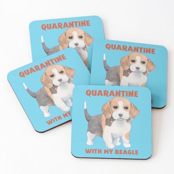 Item preview, Quarantine with my beagle T-Shirt designed and sold by Dave1991.