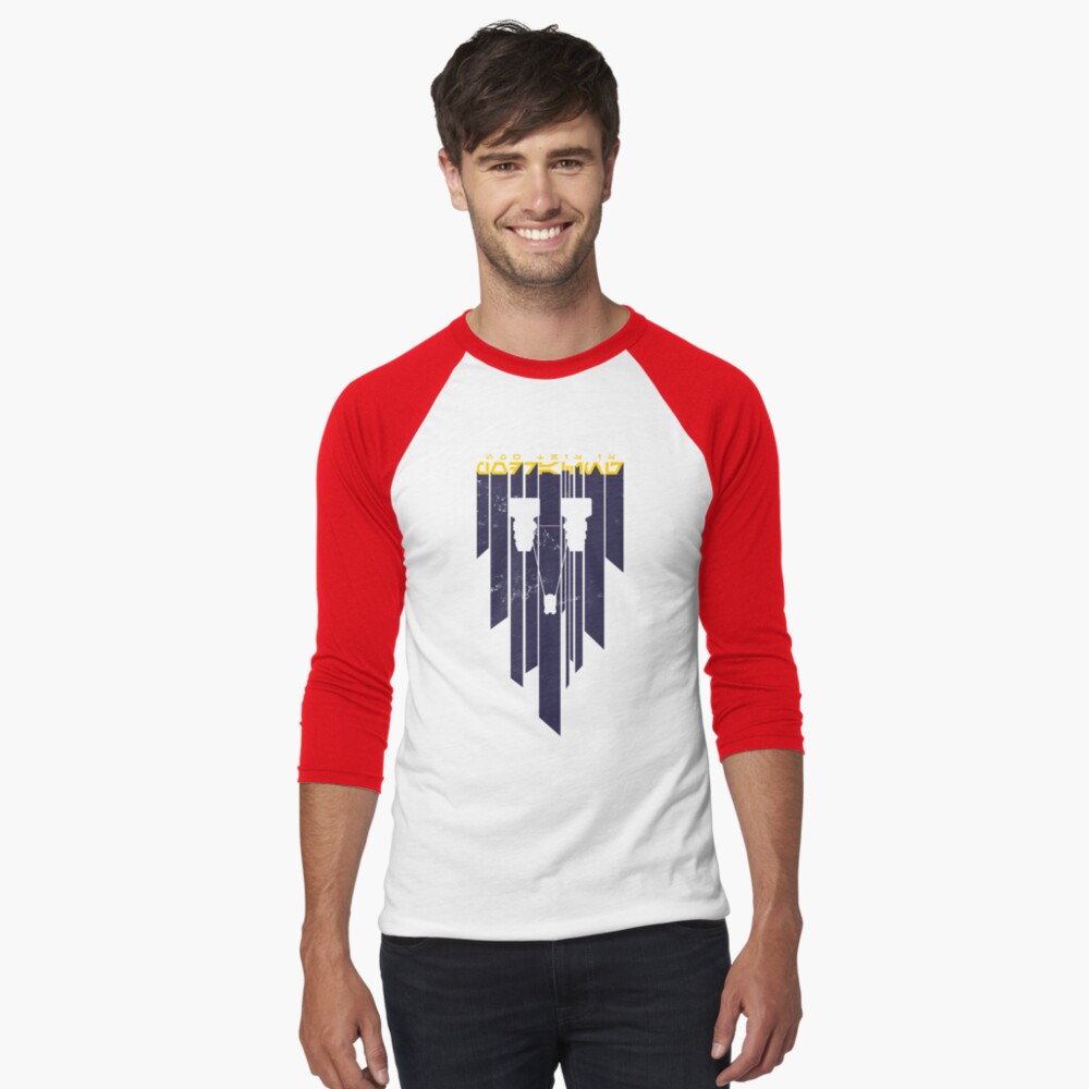 Vista previa del artículo con la obra «Camiseta ¾ estilo béisbol», diseñado y vendido por 3ND-RA.