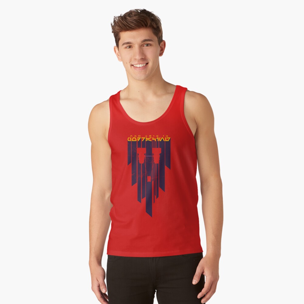 Vista previa del artículo con la obra «Camiseta de tirantes», diseñado y vendido por 3ND-RA.