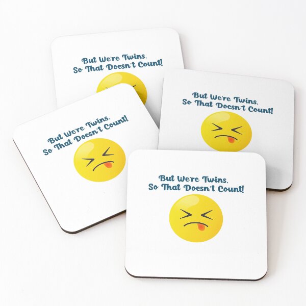 Item preview, But we're twins so that doesn't count designed and sold by FunFamilyMerch.