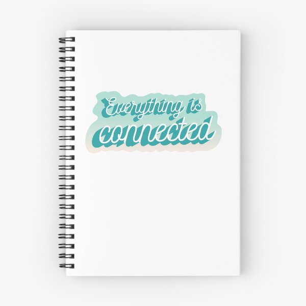Item preview, Everything is Connected Blue Turqoise Cool Water Design designed and sold by ruepix.