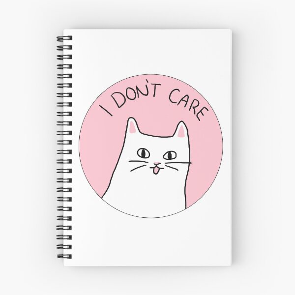 Item preview, I Don't Care - Cynical Cat designed and sold by rnango.