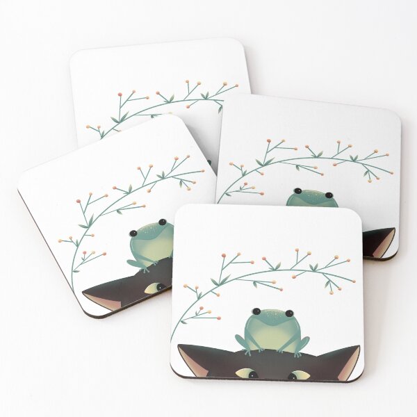Item preview, Frog with Kitten designed and sold by zyrapaint.
