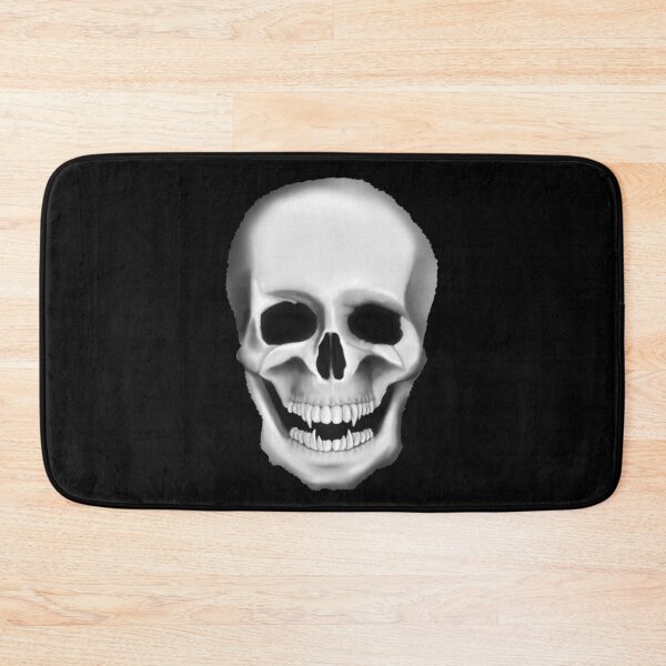 Item preview, Black and White Skull with Fangs designed and sold by JCluverDesign.