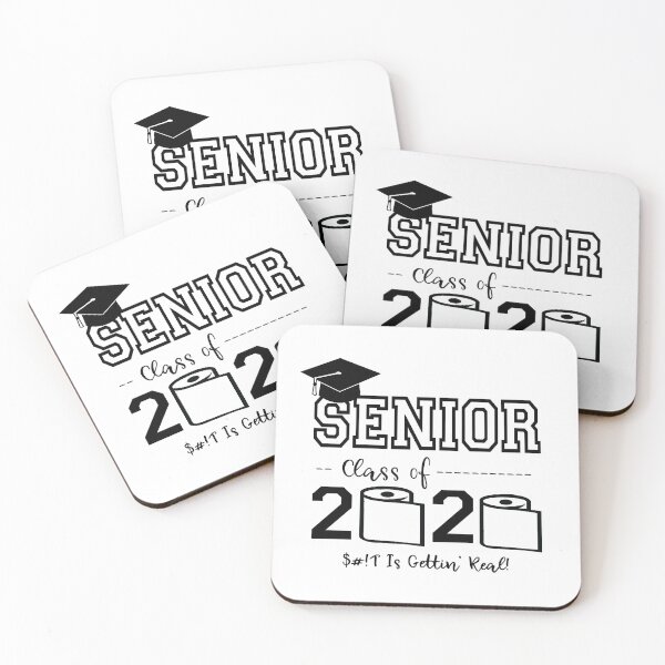 Item preview, Senior Class of 2020 Shit Is Gettin' Real Graduate design designed and sold by nikkidawn74.