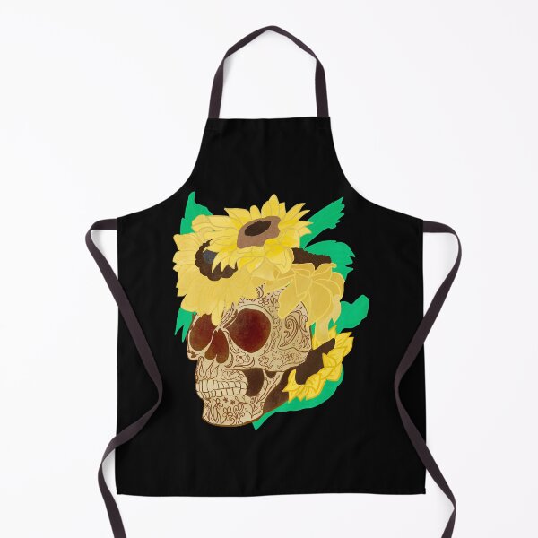 Item preview, Skull and Sunflowers  designed and sold by jessieartsdaily.