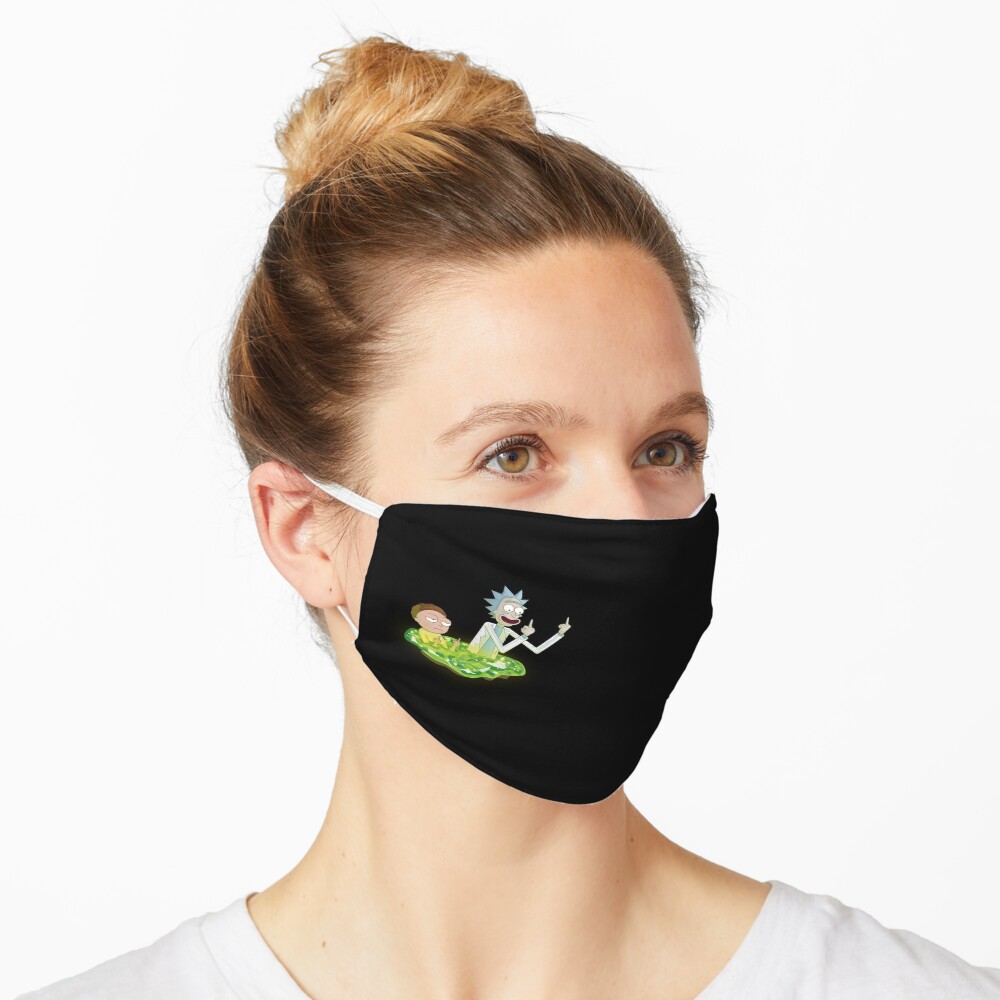 Rick And Morty Middle Finger Mask