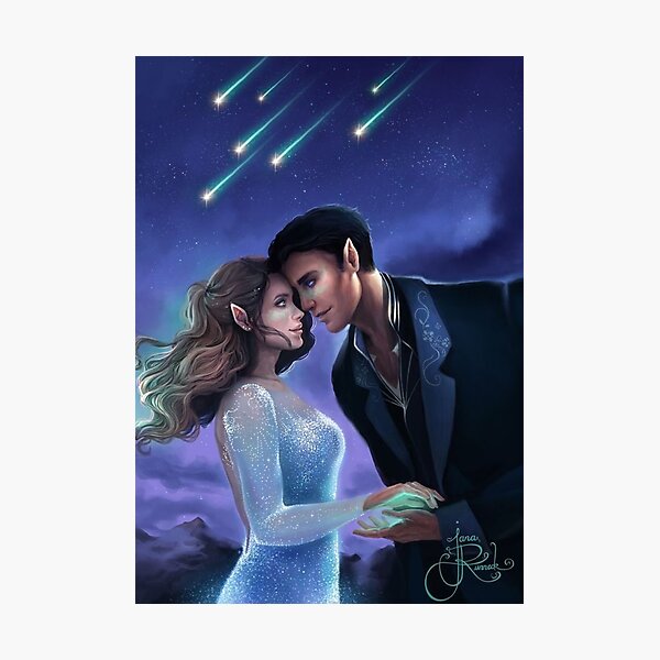 Feyre und Rhysand ACOTAR Sarah J Maas Fotodruck