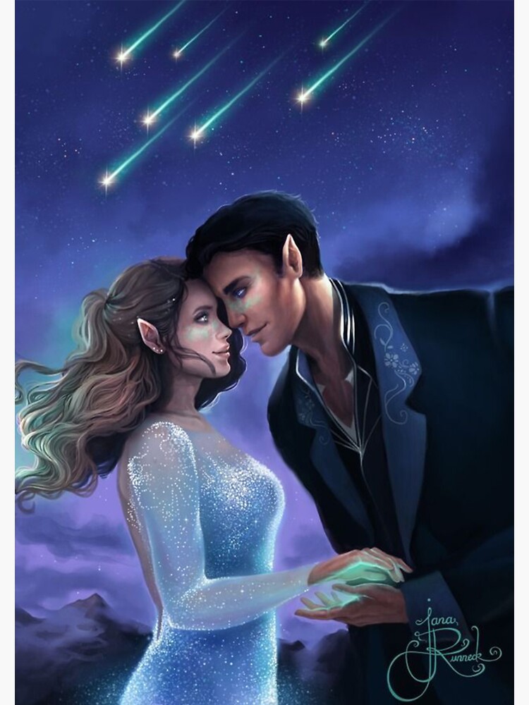 Feyre and Rhysand ACOTAR Sarah J Maas by sofiembon