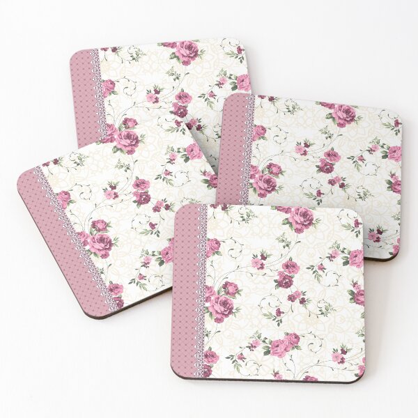 Item preview,  Beautiful duvet cover with pink roses designed and sold by galaxy-bedding.