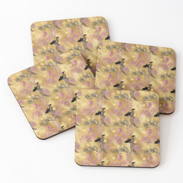 Item preview, Gold and Pink Leopard Pattern designed and sold by RougeAtelier.