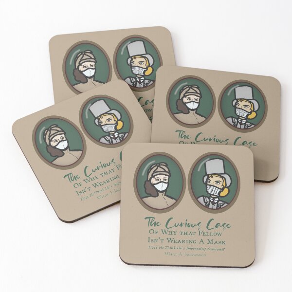 Item preview, The Curious Case of the Missing Mask: Sherlock Holmes Covid-19 designed and sold by LochNestFarm.