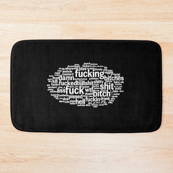 Item preview, Foul Mouth Word Cloud designed and sold by Slinky-Reebs.