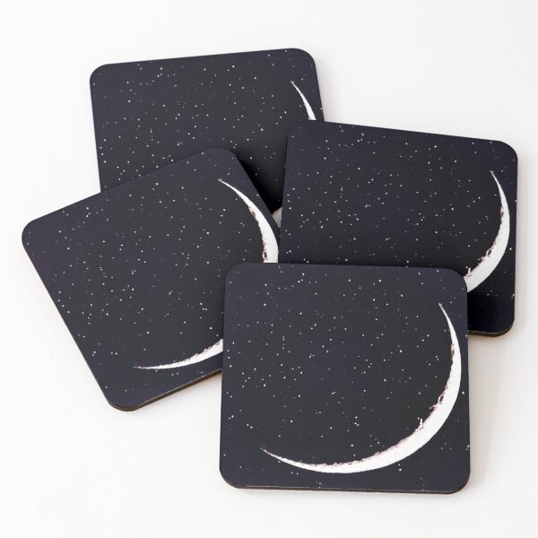 Item preview, Stars and moon goth alt art Masonic Satanic Spiritual Lunar designed and sold by Funtimedesign.