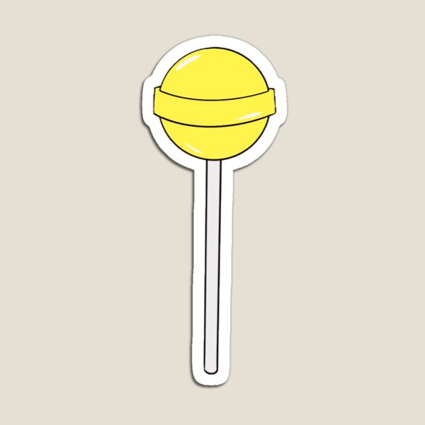 Yellow Lolly Magnet