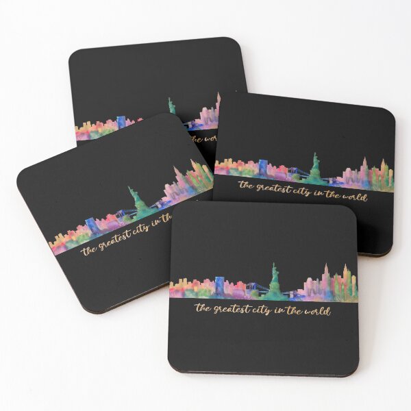 Item preview, NYC Greatest City in the World in Watercolor designed and sold by KristyBDesigns.