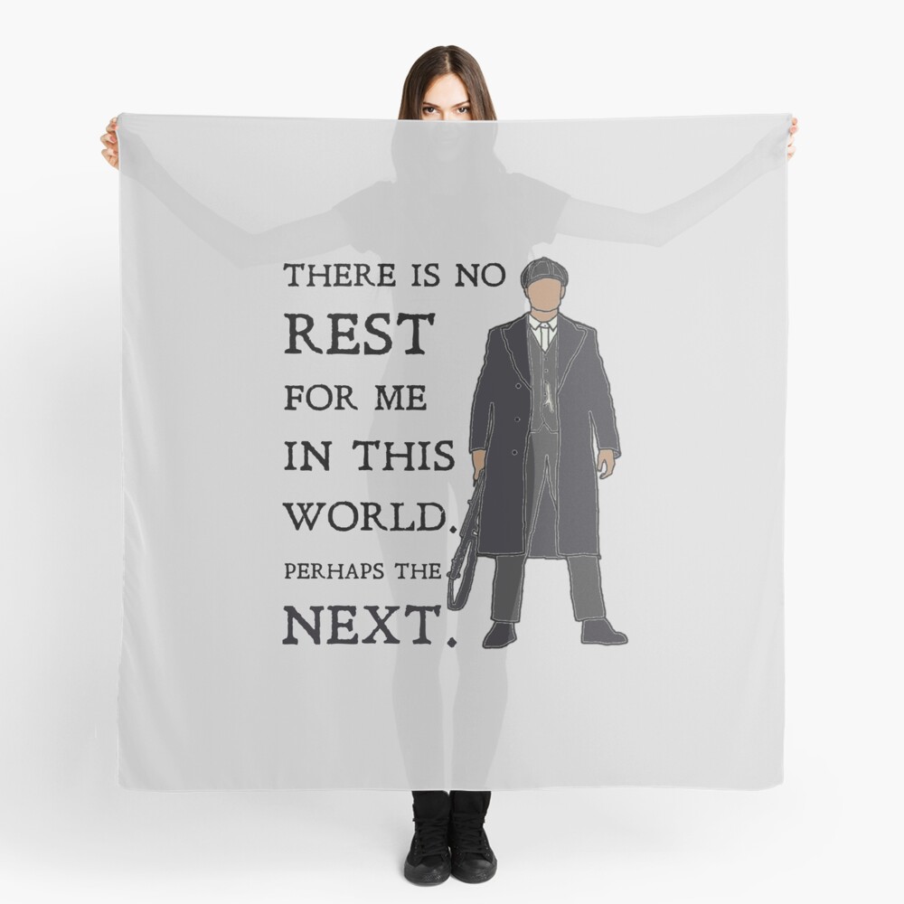 "Tommy Shelby There is no rest for me in this world Peaky Blinders