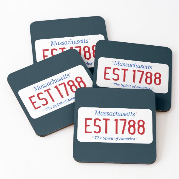Item preview, Massachusetts License Plate Est 1788 designed and sold by Tara R.