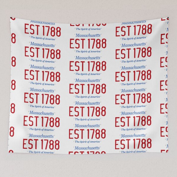 Item preview, Massachusetts License Plate Est 1788 designed and sold by Tara R.