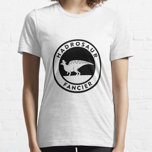 Hadrosaur Fancier (Black on Light) Essential T-Shirt