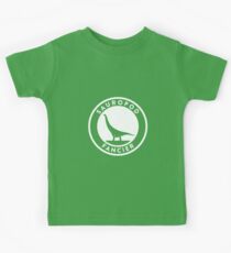 Sauropod Fancier (White on Dark) Kids Tee