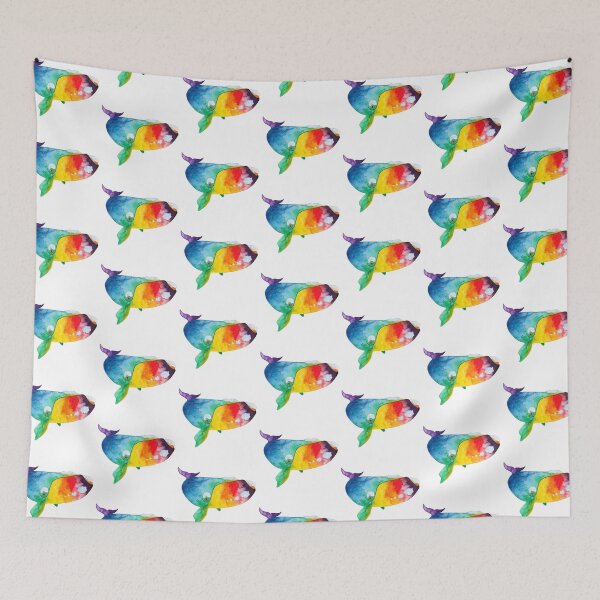 Item preview, Rainbow Right Whale designed and sold by michellefleurk.