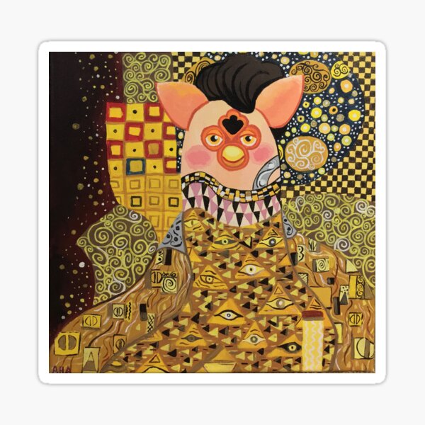 Aperçu de l'œuvre Femme Furby en Or créée et vendue par theweaselking.