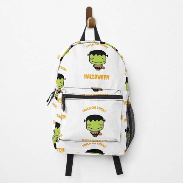 Item preview, Cute Spooky Halloween Frankenstein Holding Pumpkin designed and sold by DTEH.