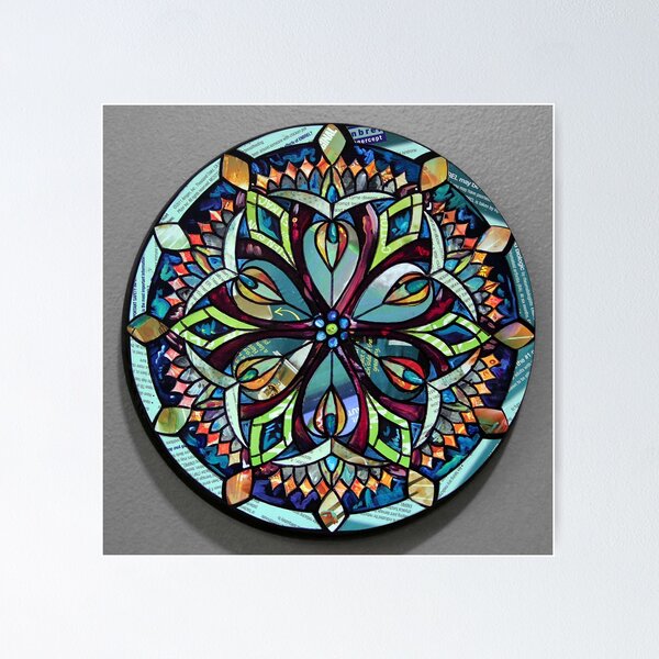 Purple Mandala Poster