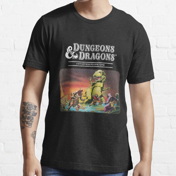 Role Playing Game Dragon Typography Unisex T-Shirt