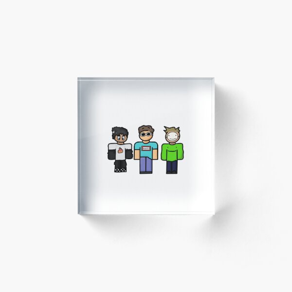 Minecraft Youtube Acrylic Blocks Redbubble - youtube roblox the sword thats in your head