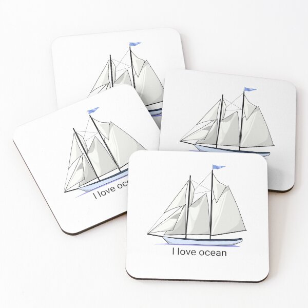 Item preview, I love ocean design designed and sold by amanikafrawy.