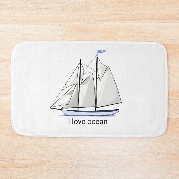 Item preview, I love ocean design designed and sold by amanikafrawy.