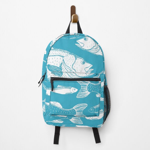 Item preview, Fish Seamless sea Pattern designed and sold by PickCreation.