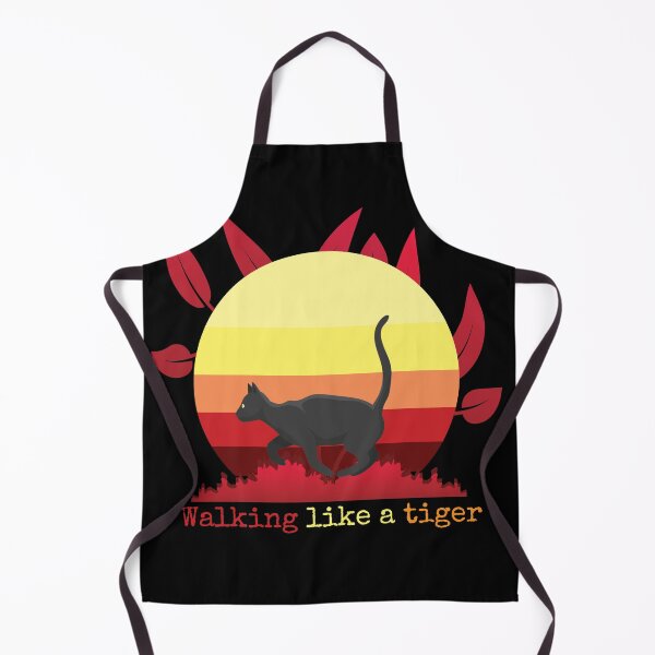 Item preview, Cat retro style- Walking like a tiger designed and sold by Izod55.