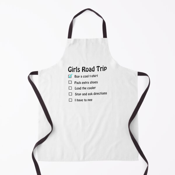 Item preview, Girls Road Trip Checklist designed and sold by Five O'clock Shirts.