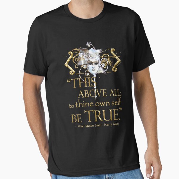 Item preview, Shakespeare Hamlet "own self be true" Quote designed and sold by Styled Vintage.