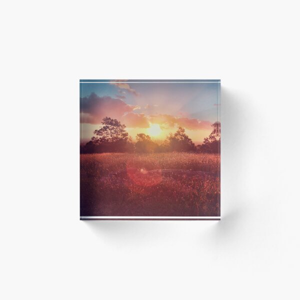 Item preview, Beautiful Warm Earthy Colored Sunset Over Landscape designed and sold by ea-photos.