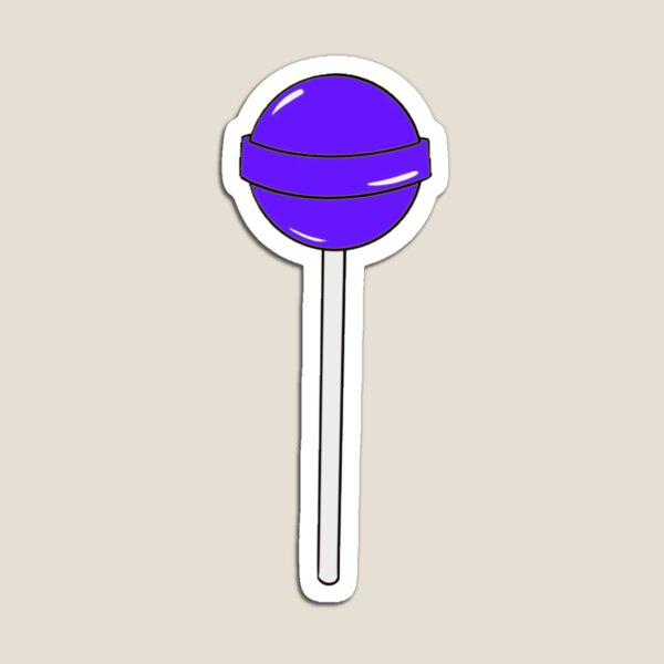 Purple Lolly Magnet