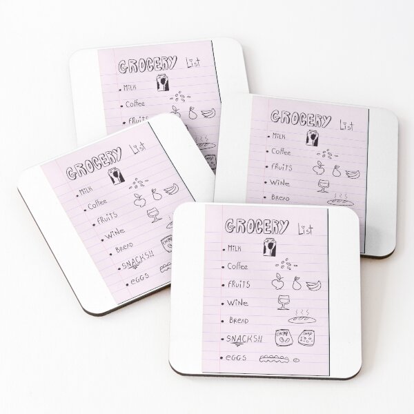 Item preview, Cute grocery list designed and sold by BibaDraws.