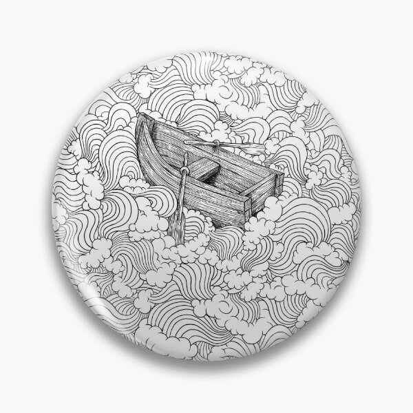 Item preview, Lonely Rowboat designed and sold by kneehighprints.