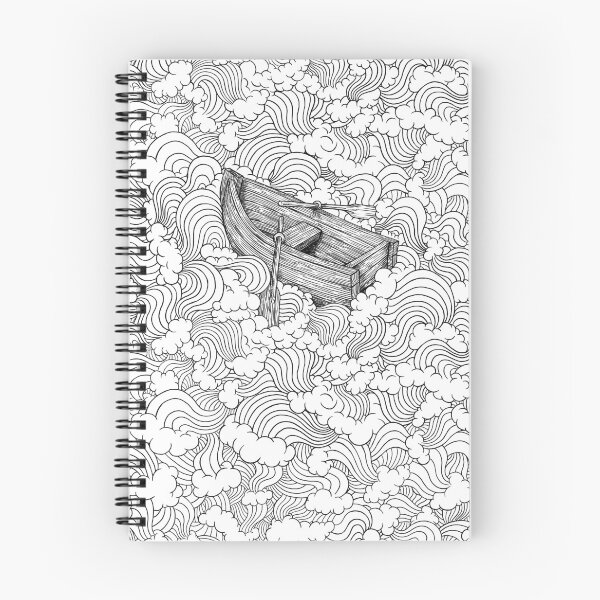 Item preview, Lonely Rowboat designed and sold by kneehighprints.