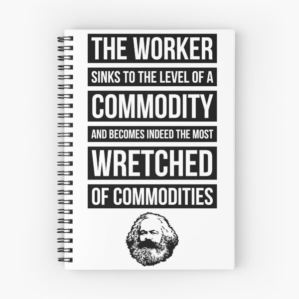 Item preview, The worker sinks to the level of a commodity designed and sold by CatminACAB.