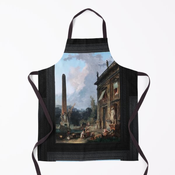 Artikelvorschau, Wandering Minstrels von Hubert Robert, Kunstreproduktion alter Meister entworfen und verkauft von Xzendor7 Digital Art Creations.
