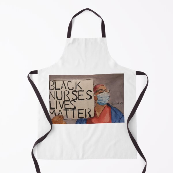 Item preview, Black Nurses Matter Mask with a Message designed and sold by BlackVet.